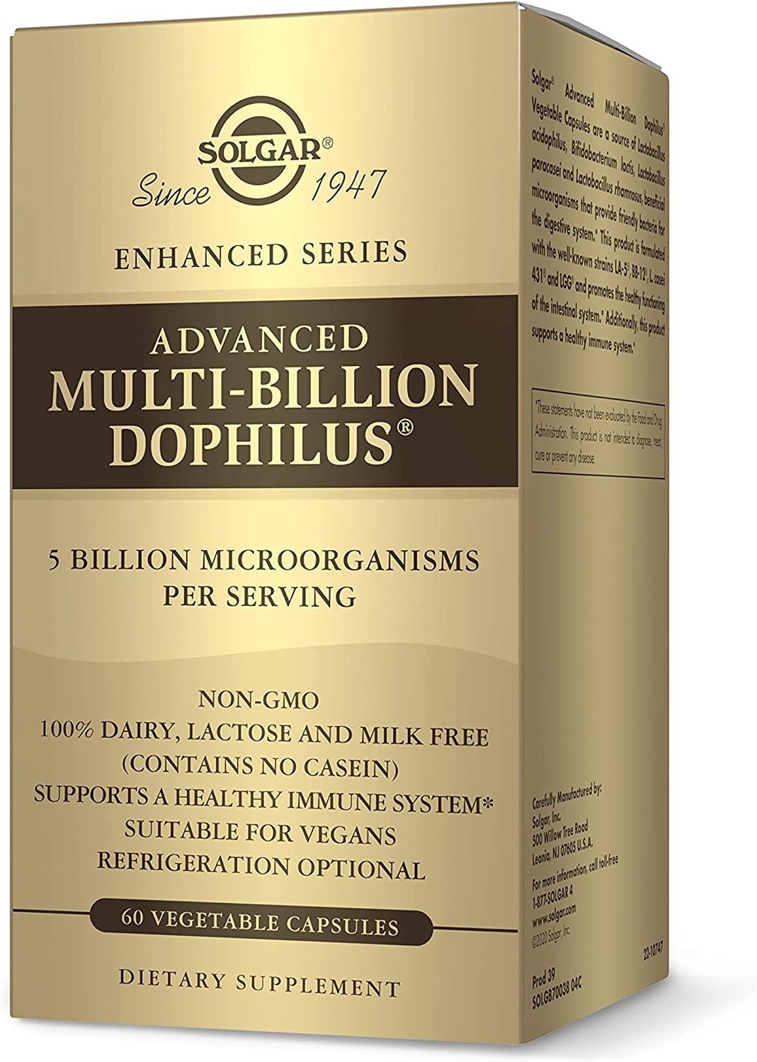 Solgar Advanced Multi-Billion Dophilus 60 Kapsül