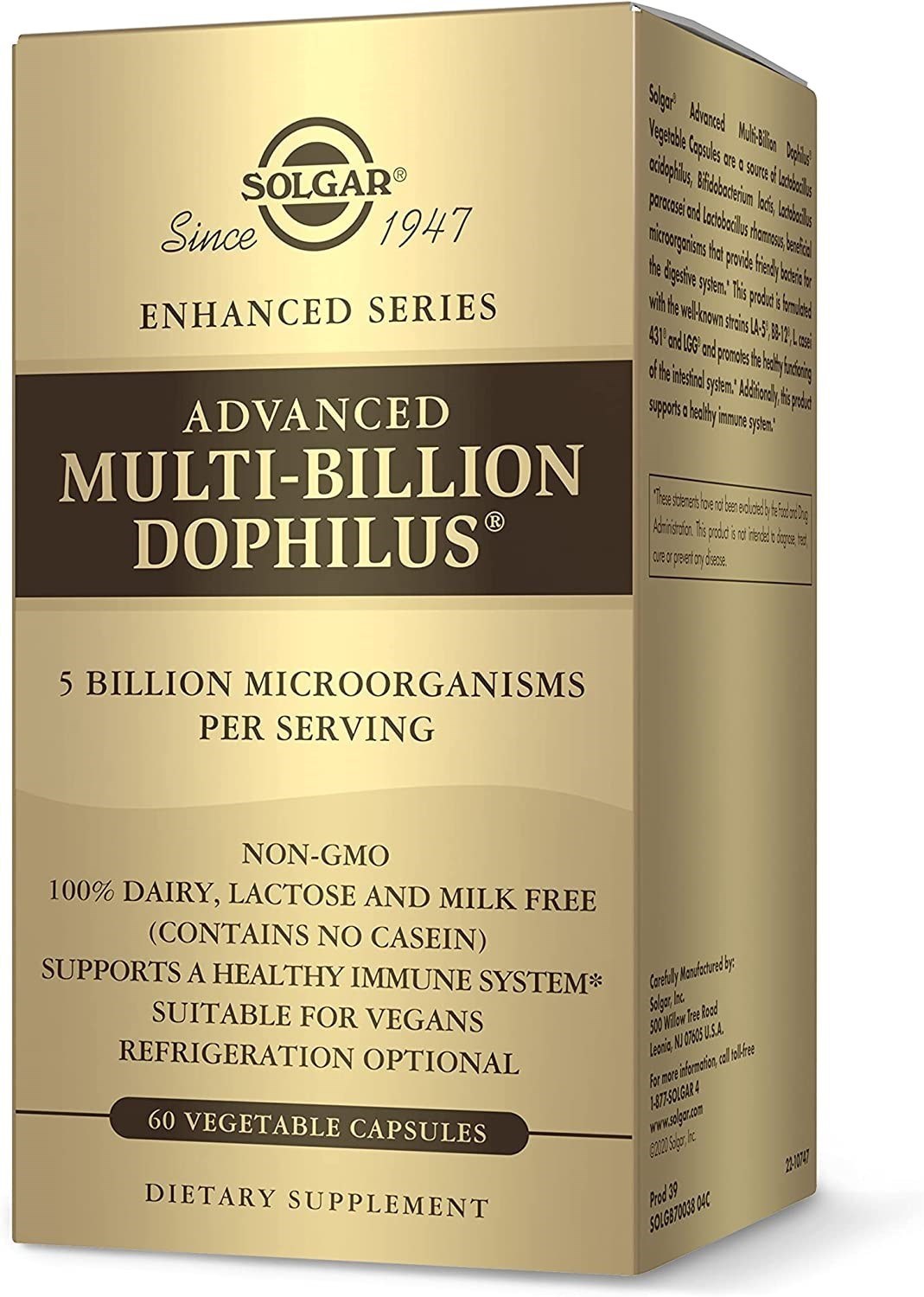 Solgar Advanced Multi-Billion Dophilus 60 Kapsül