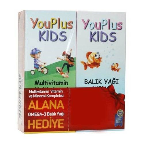 Youplus Kids Multivitamin 100 ml Omega 3 Balık Yağı